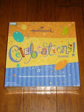 Hallmark CELEBRATIONS BOARD GAME, FACTORY SEALED, NEW